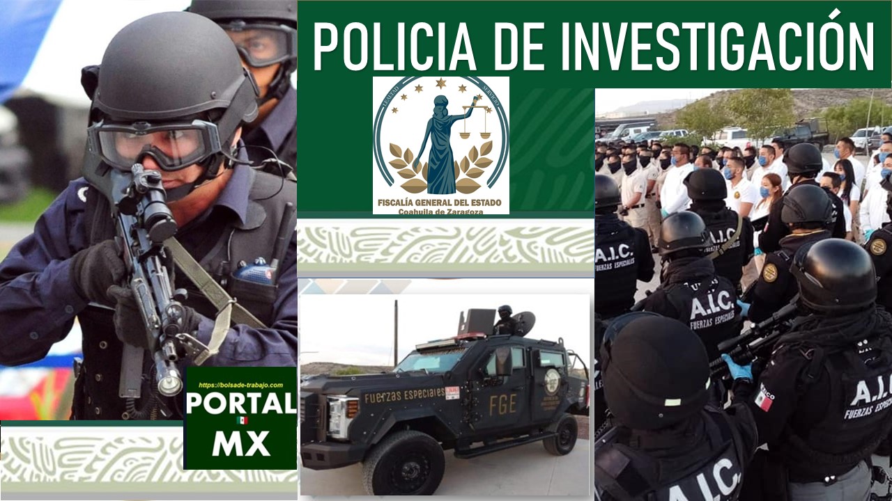 Convocatoria PolicÃ­a de InvestigaciÃ³n de Coahuila