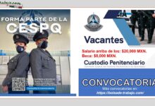 convocatoria para Custodio Penitenciario de Querétaro