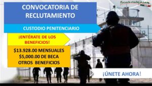 Convocatoria Custodio Penitenciario Guasave, Sinaloa
