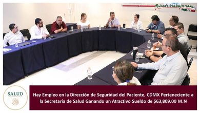 Empleo en Dirección de Seguridad del Paciente, CDMX