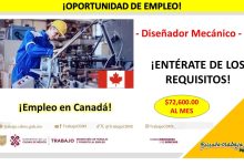Empleo para Diseñadores Mecánicos en Empresa Canadiense