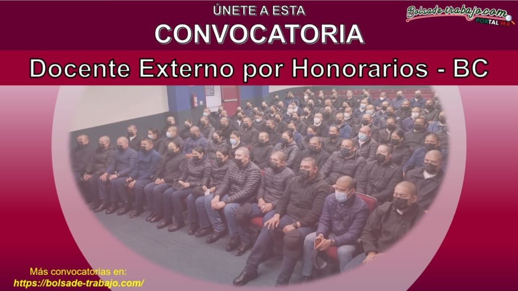 Convocatoria Docente Externo por Honorarios BC