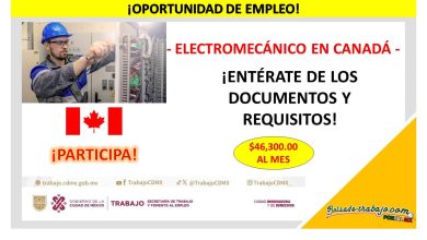 Empleo de Electromecánico en Canadá