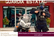 Convocatoria de Empleo en la Guardia Estatal Tamaulipas