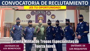 Convocatoria Escuela Militar de Especialistas de la fuerza Aérea