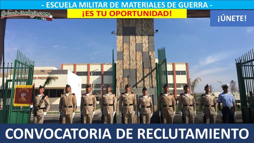 convocatoria Escuela Militar de Materiales de Guerra