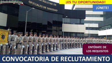 Convocatoria Escuela Militar de Oficiales de Sanidad