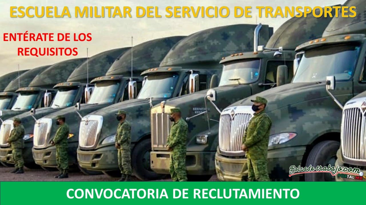 Convocatoria Escuela Militar del Servicio de Transportes