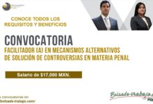 Convocatoria Facilitador en Mecanismos Alternativos de Solución de Controversias en Materia Penal de la Fiscalía del Estado de Puebla