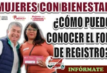 MUJERES CON BIENESTAR| ¿CÓMO PUEDO CONOCER EL FOLIO DE REGISTRO?