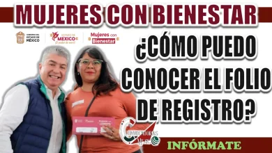 MUJERES CON BIENESTAR| ¿CÓMO PUEDO CONOCER EL FOLIO DE REGISTRO?