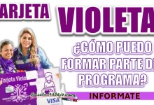 TARJETA VIOLETA| ¿CUÁLES SON LOS REQUISITOS PARA PODER FORMAR PARTE DEL PROGRAMA Y RECIBIR 2 MIL PESOS?