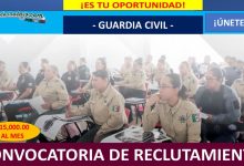 Convocatoria Guardia Civil de Tecámac, Estado de México