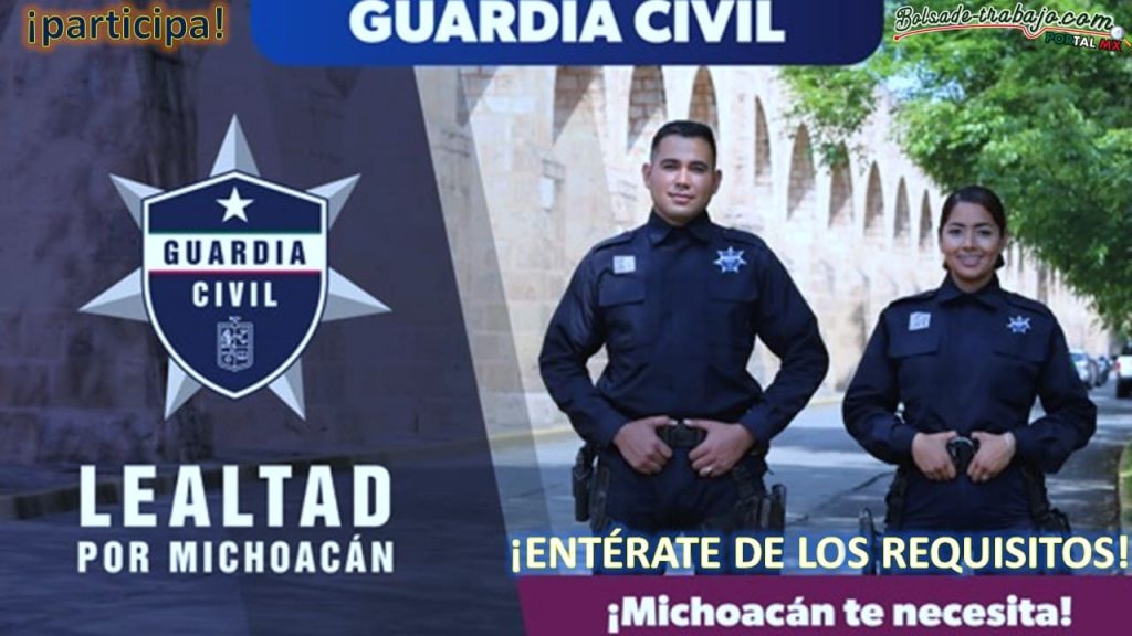 Convocatoria Guardia Civil Estatal Michoacán