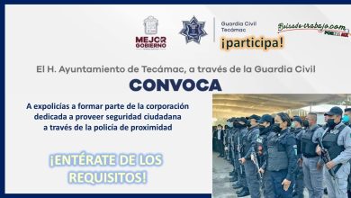 Convocatoria Guardia Civil Tecámac, Estado de México