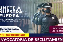 Convocatoria Guardia del Servicio de Protección Federal en Chimalhuacán, Estado de México