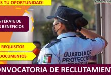 Convocatoria Guardia del Servicio de Protección Federal en Tacotalpa, Tabasco