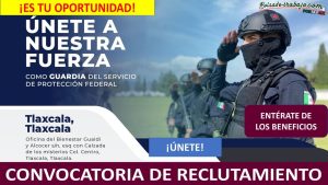 Convocatoria Guardia del Servicio de Protección Federal en Tlaxcala, Tlaxcala