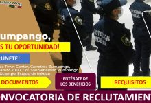 Convocatoria Guardia del Servicio de Protección Federal en Zumpango, Estado de México