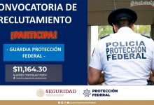 Convocatoria Guardia Protección Federal en Apetatitlán, Tlaxcala