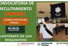 Convocatoria Guardia Protección Federal en Boca del Río, Veracruz