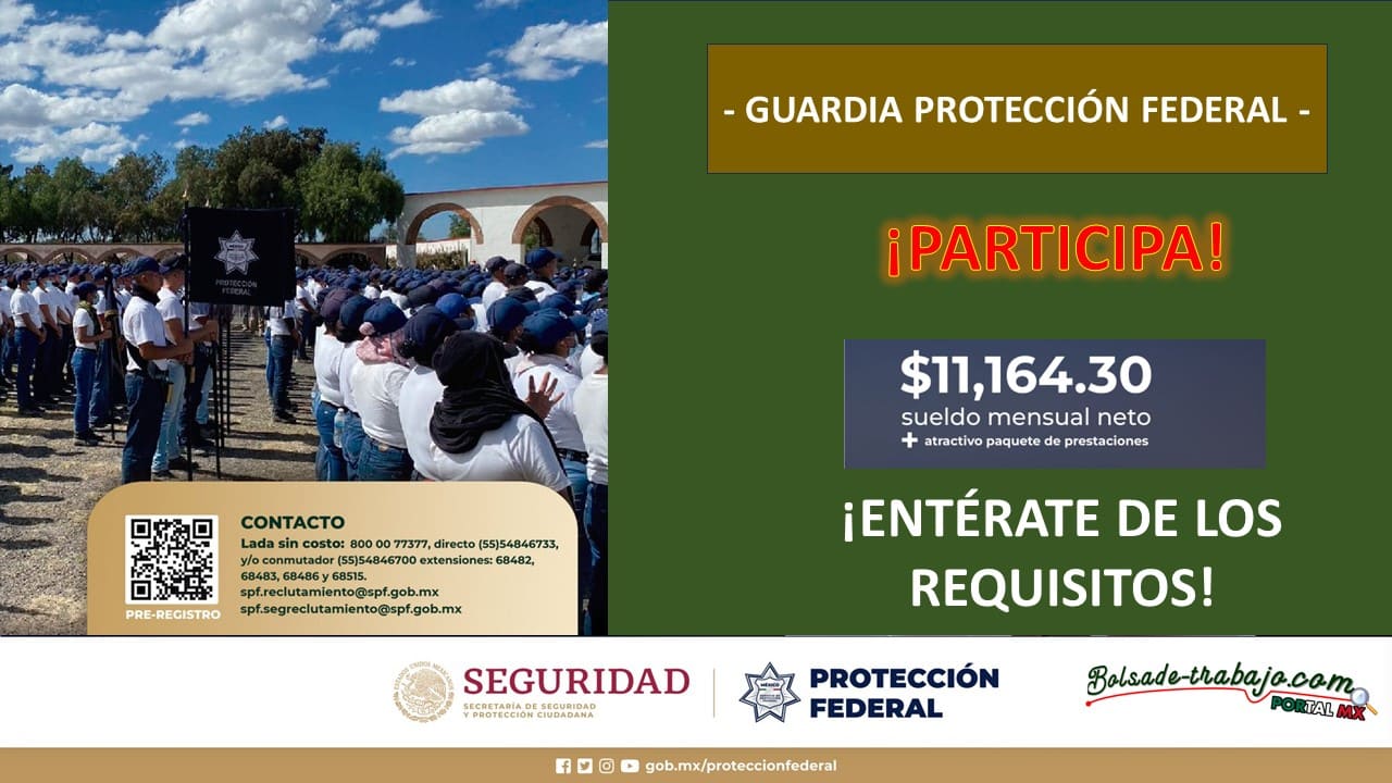 Convocatoria Guardia Protección Federal en El Fuerte, Sinaloa
