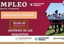 Convocatoria Guardia Protección Federal en Campeche, Campeche