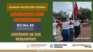Convocatoria Guardia Protección Federal en Chetumal, Quintana Roo