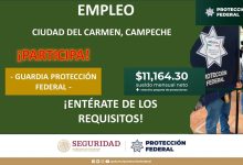 Convocatoria Guardia Protección Federal en Ciudad del Carmen, Campeche