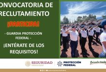 Convocatoria Guardia Protección Federal en Ciudad Valles, San Luis Potosí