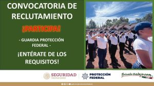 Convocatoria Guardia Protección Federal en Ciudad Valles, San Luis Potosí