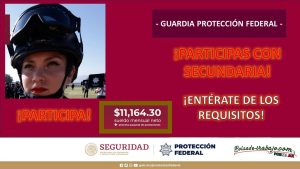 Convocatoria Guardia Protección Federal en Cuajimalpa, CDMX