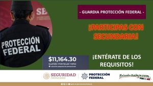 Convocatoria Guardia Protección Federal en Escárcega, Campeche
