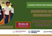 Convocatoria Guardia Protección Federal en Pabellón de Arteaga, Aguascalientes