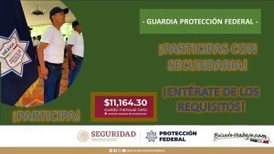 Convocatoria Guardia Protección Federal en Pabellón de Arteaga, Aguascalientes