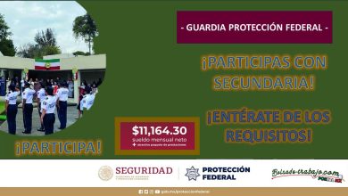 Convocatoria Guardia Protección Federal en Salamanca, Guanajuato