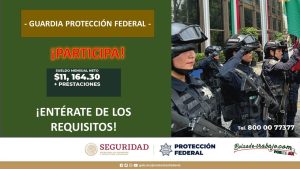 Convocatoria Guardia Protección Federal en Territorial Leyes de Reforma, CDMX