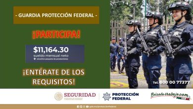 Convocatoria Guardia Protección Federal en Territorial Santa Cruz Quetzalcóatl, CDMX
