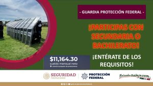 Convocatoria Guardia Protección Federal en Valladolid, Yucatán
