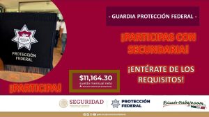 Convocatoria Guardia Protección Federal en Xoxocotla, Morelos