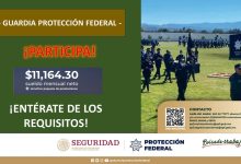 Convocatoria Guardia Protección Federal en Guamúchil, Sinaloa