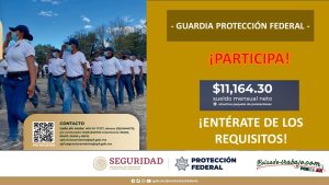 Convocatoria Guardia Protección Federal en Guasave, Sinaloa