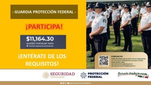 Convocatoria Guardia Protección Federal en Los Mochis, Sinaloa