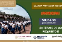 Convocatoria Guardia Protección Federal en Oaxaca de Juárez, Oaxaca