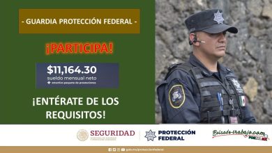 Convocatoria Guardia Protección Federal en Santa Cruz Xoxocotlán, Oaxaca