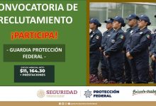 Convocatoria Guardia Protección Federal en Santiago Ixtlán del Río