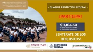 Convocatoria Guardia Protección Federal en Temamatla, Estado de México