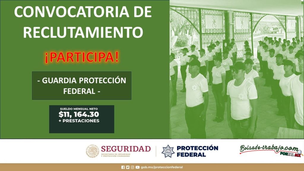 Convocatoria Guardia Protección Federal en Tepeapulco, hidalgo