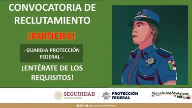 Convocatoria Guardia Protección Federal en Tonalá, Jalisco