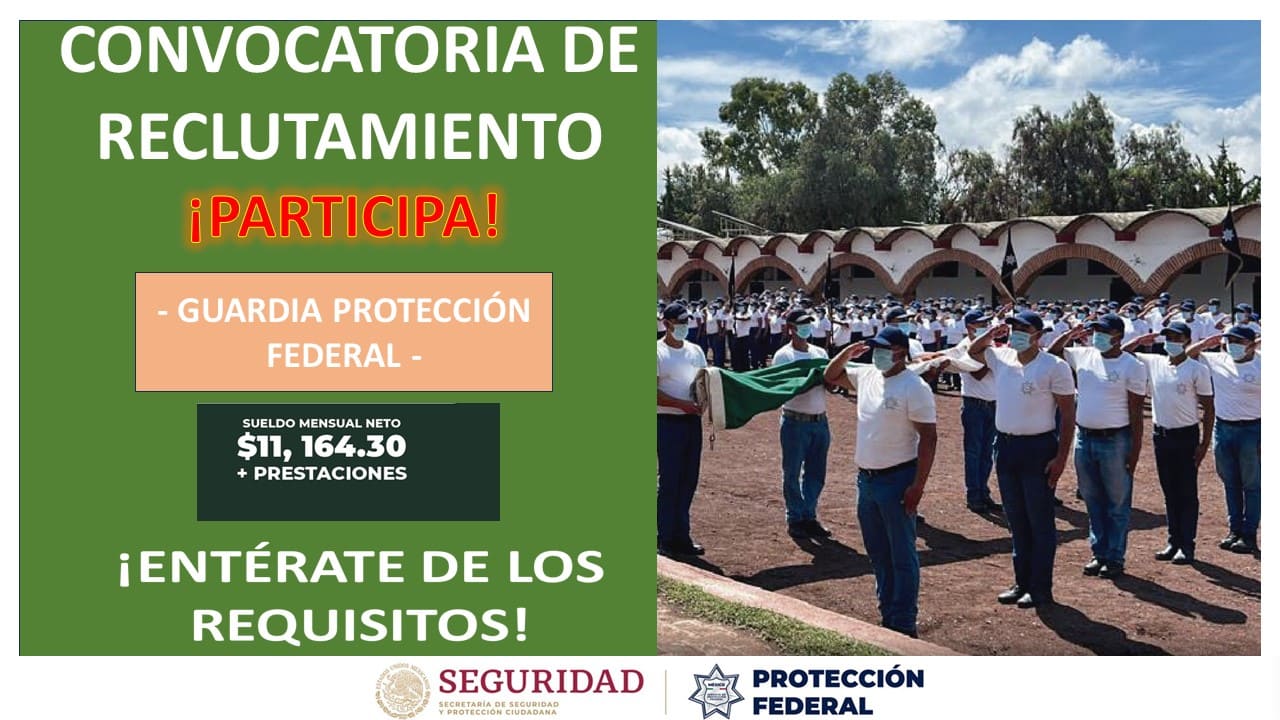 Convocatoria Guardia Protección Federal en Villa Nicolás Romero, Estado de México